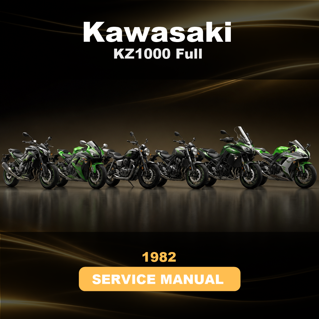 KAWASAKI KZ1000 1982 Full Service Repair Manual