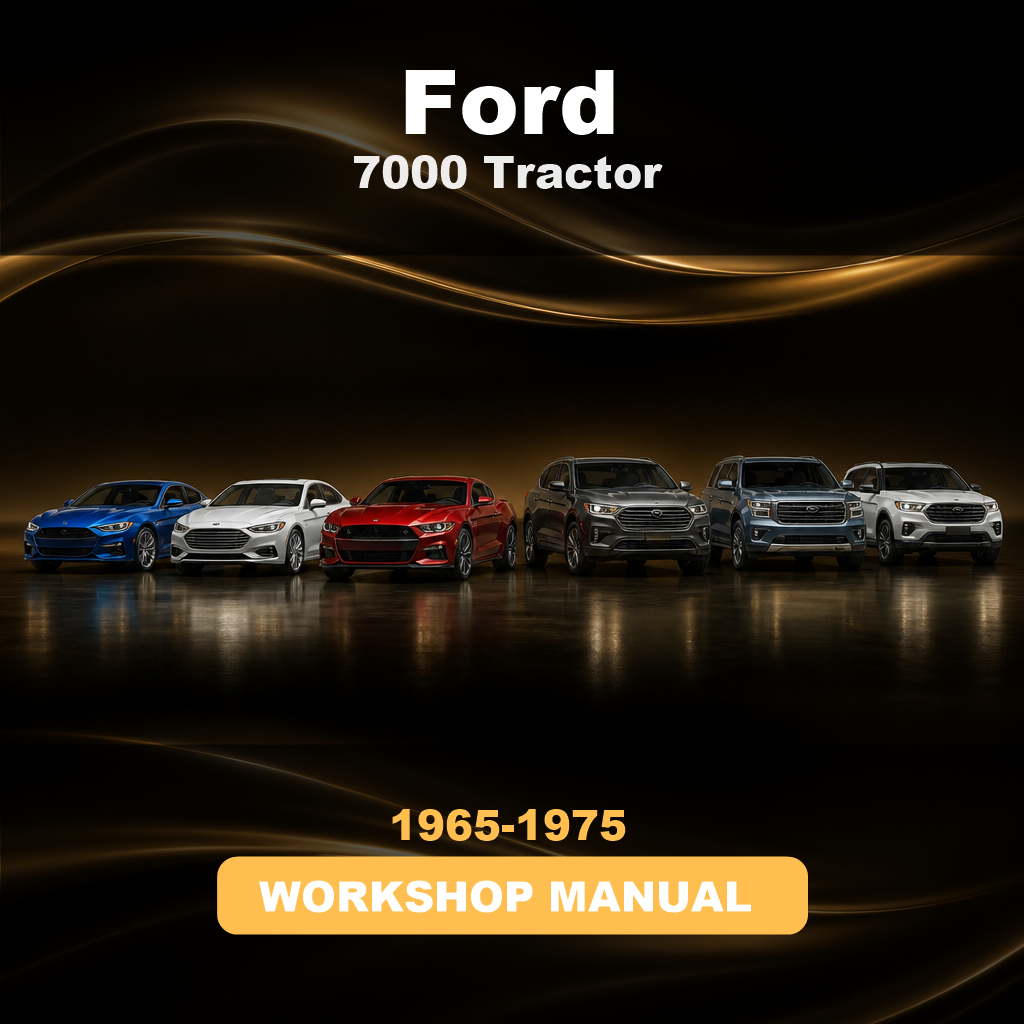 FORD 7000 Tractor 1965-1975 Workshop Repair Service Manual