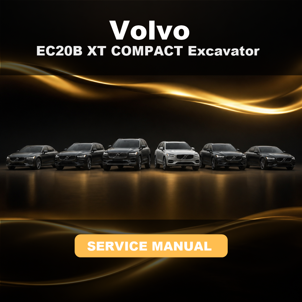 VOLVO EC20B XT COMPACT Excavator Service And Repair Manual