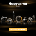 HUSQVARNA 345 Factory Service & Work Shop Manual