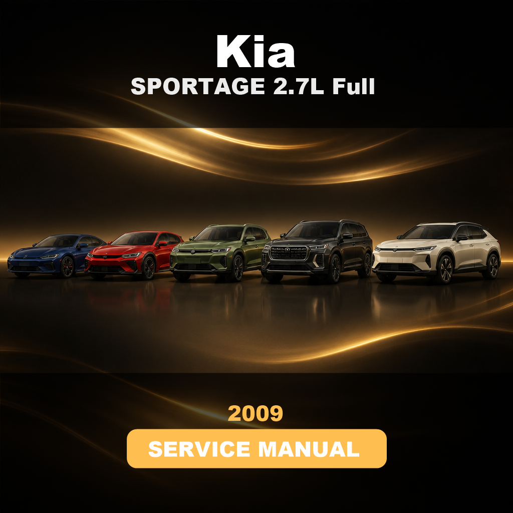 KIA SPORTAGE 2.7L 2009 Full Service Repair Manual
