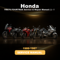 HONDA TRX70 FOURTRAX Service & Repair Manual (1986 1987) - !