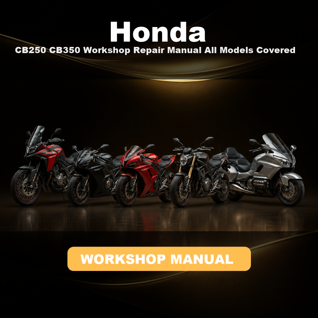 HONDA CB250 CB350 Workshop Repair Manual All Models Covered