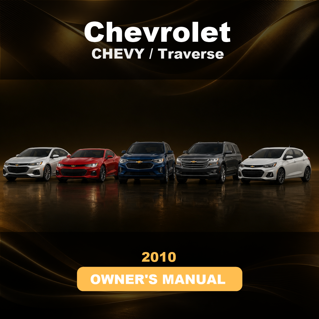2010 CHEVY / CHEVROLET Traverse Owners Manual