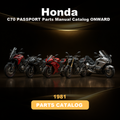 HONDA C70 PASSPORT Parts Manual Catalog 1981 ONWARD