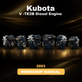 KUBOTA V2003-TE2B Diesel Engine Workshop Service Manual