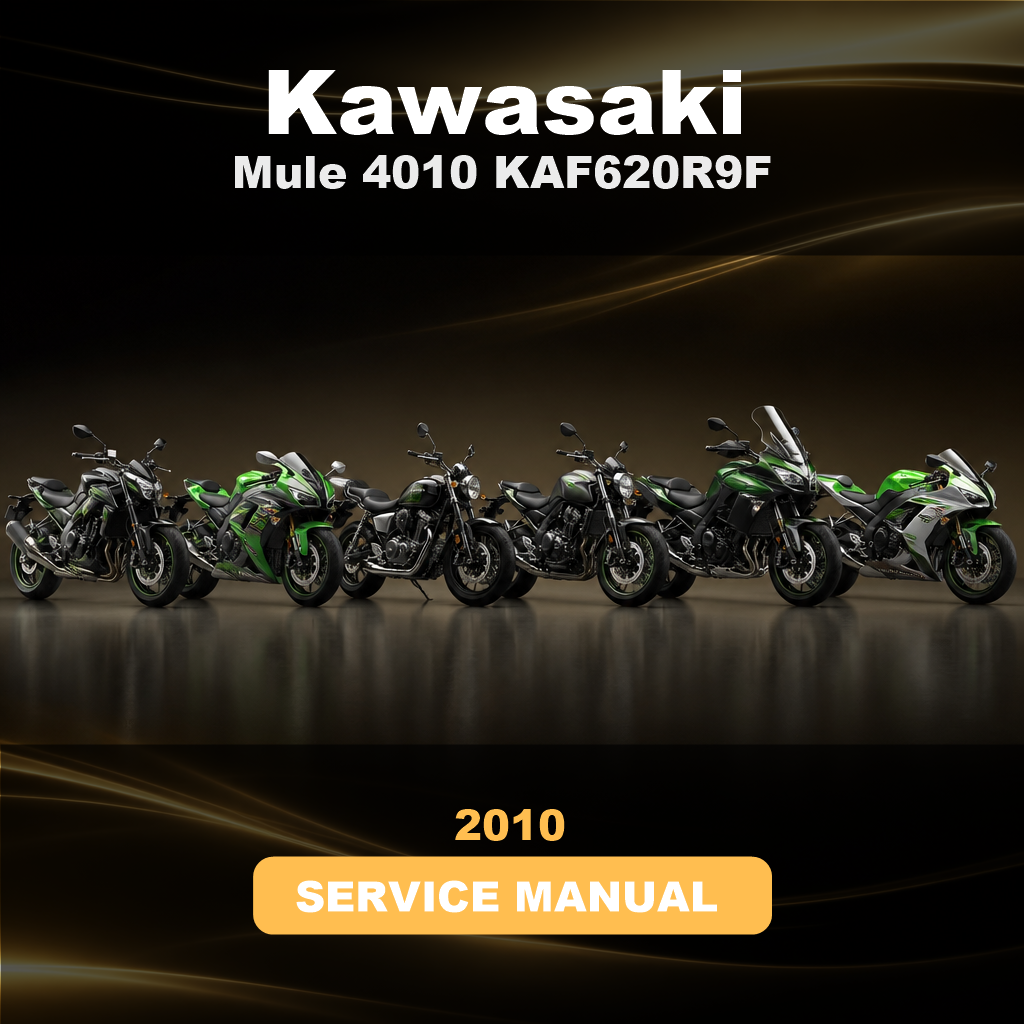 KAWASAKI Mule 4010 KAF620R9F 2010 Factory Service & Work Shop Manual