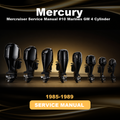 Mercruiser Service Manual #10 MERCURY Marines GM 4 Cylinder 1985-1989
