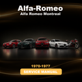 Alfa Romeo Montreal 1970-1977 Factory Service Repair Manual