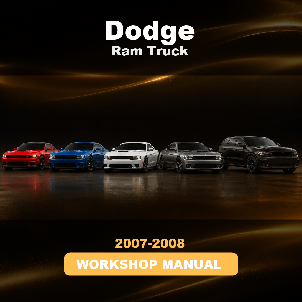 DODGE Ram Truck 1500 2500 3500 Complete Workshop Service Repair Manual 2007 2008
