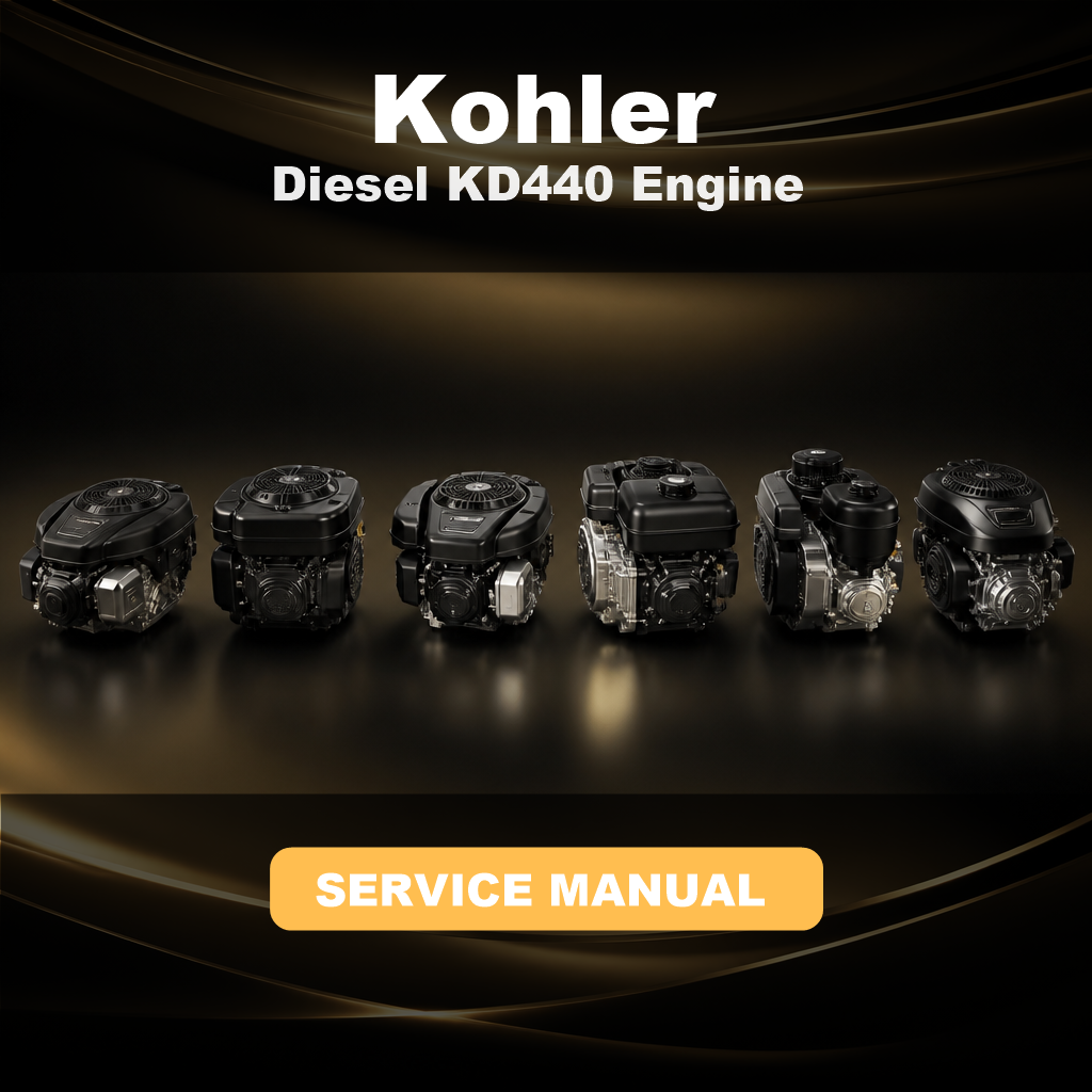 KOHLER Diesel KD440 Engine Factory Service & Work Shop Manual