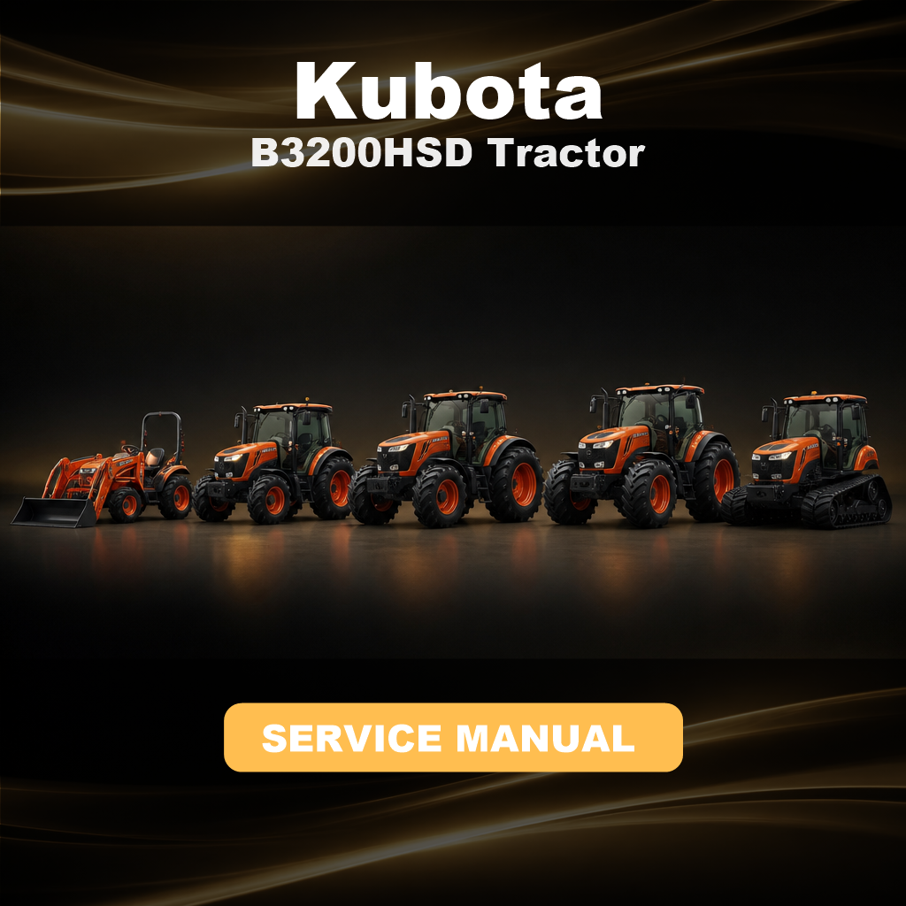 KUBOTA B3200HSD Tractor Factory Service Repair Manual