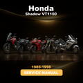 HONDA Shadow VT1100 1985-1998 Factory Service & Work Shop Manual