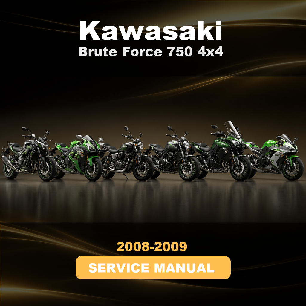 KAWASAKI Brute Force 750 4x4 2008 2009 Factory Service Manual