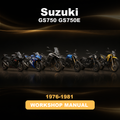 SUZUKI GS750 GS750E Service Repair Workshop Manual 1976-1981