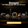 GASGAS TXT PRO 125 200 250 280 300 User Owner Manual