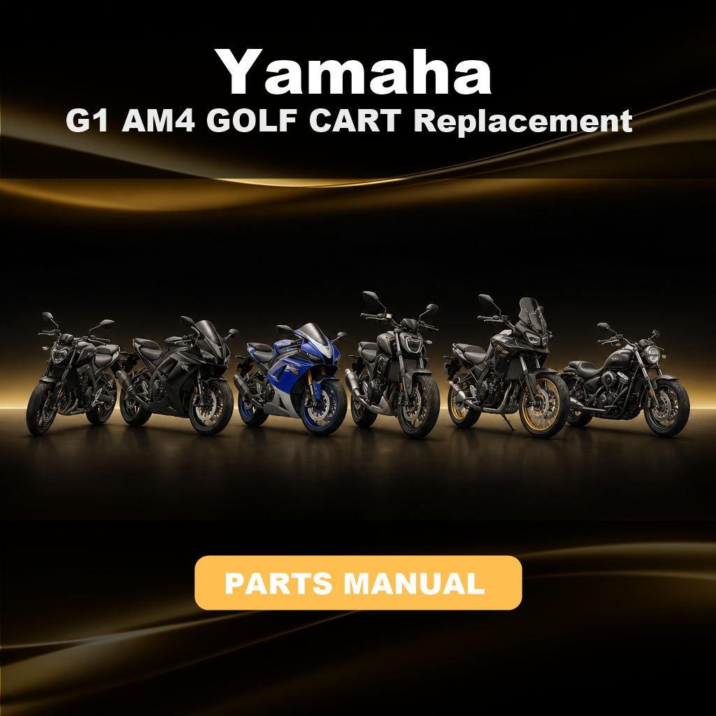 YAMAHA G1 AM4 GOLF CART Replacement Parts Manual