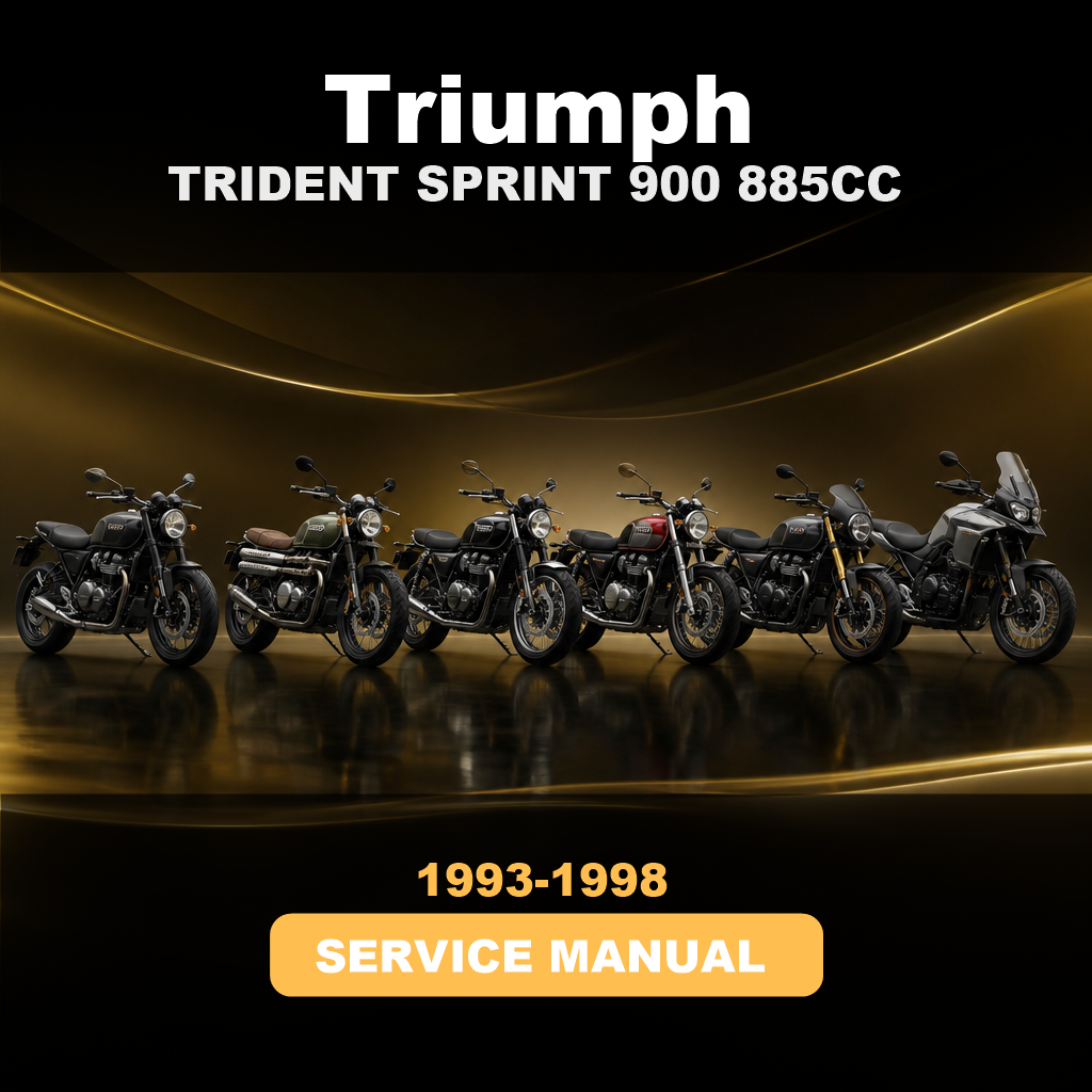 TRIUMPH TRIDENT SPRINT 900 885CC Service Repair Manual 1993-1998