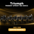 TRIUMPH TRIDENT SPRINT 900 885CC Service Repair Manual 1993-1998
