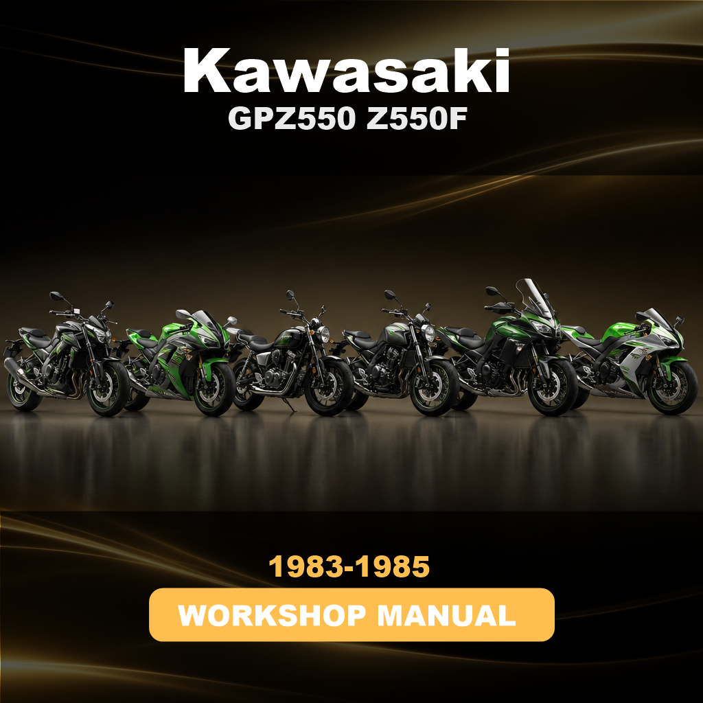 KAWASAKI GPZ550 Z550F 1983 1984 1985 Workshop Service Manual