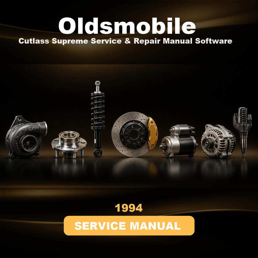 1994 OLDSMOBILE Cutlass Supreme Service & Repair Manual Software