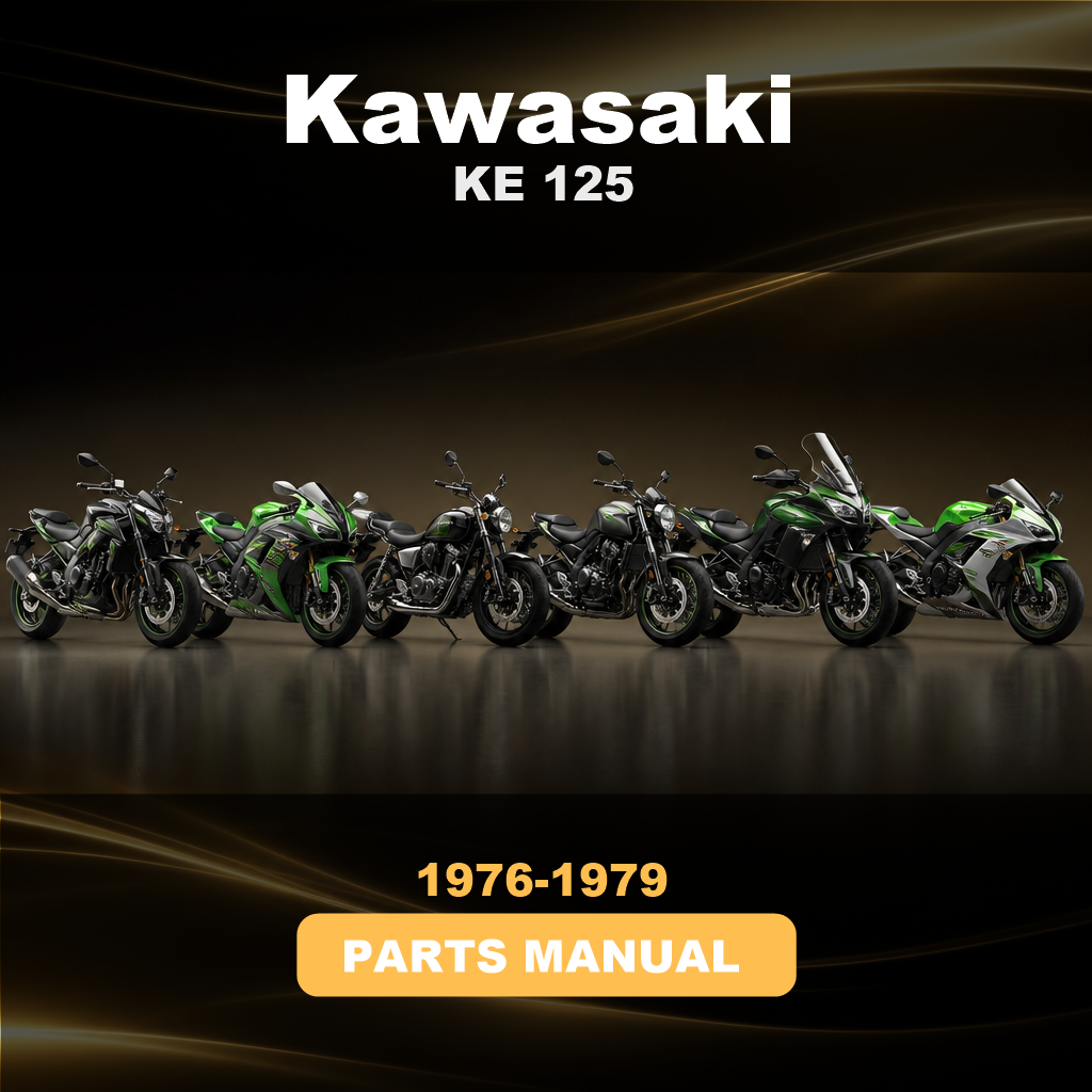 KAWASAKI KE 125 Parts Manual 1976-1979