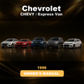 1996 CHEVY / CHEVROLET Express Van Owners Manual