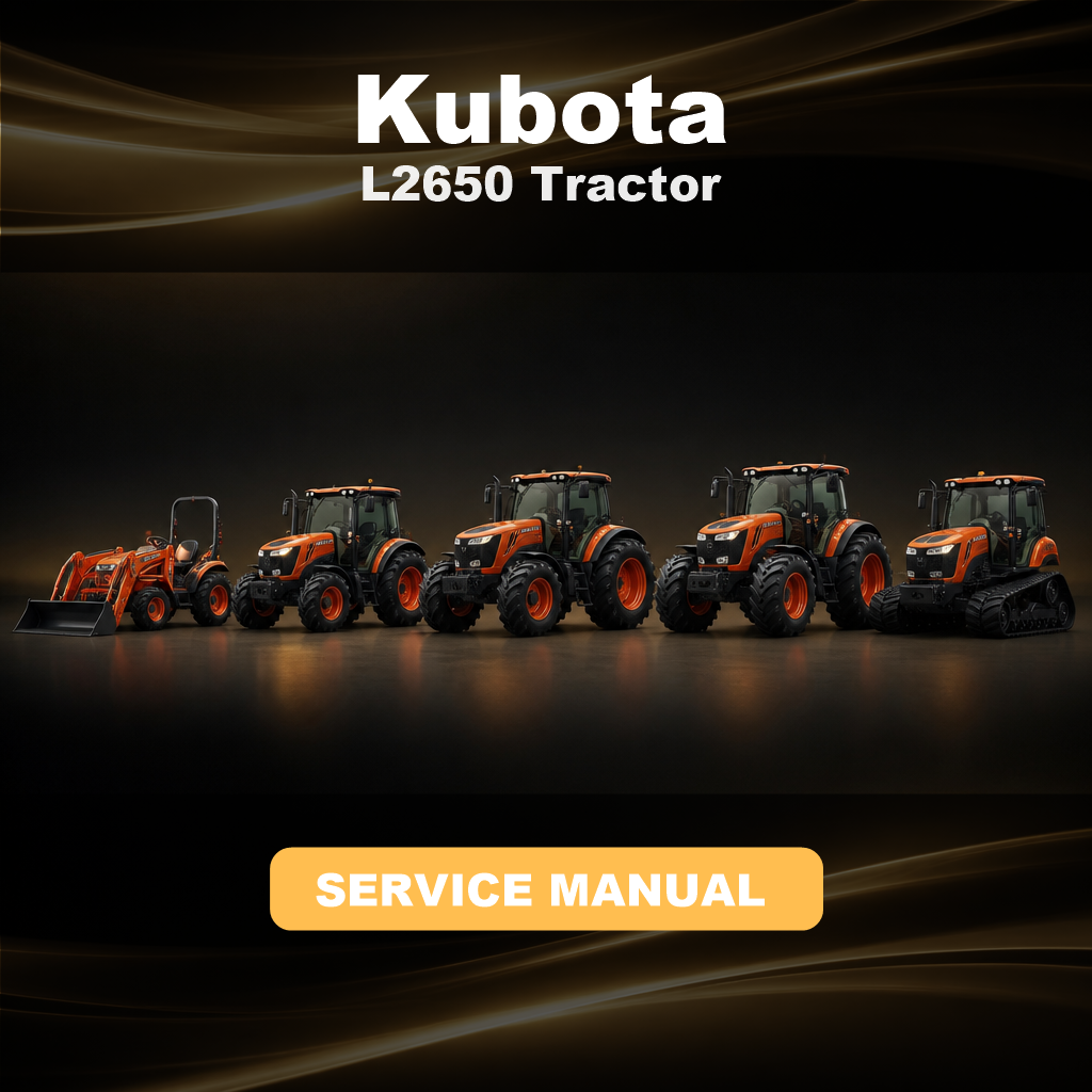 KUBOTA L2650 Tractor Factory Service Repair Manual