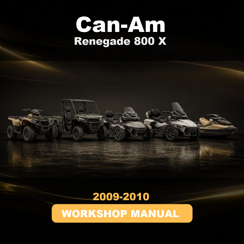 CAN-AM Renegade 800 X 2009 2010 Workshop Service Manual