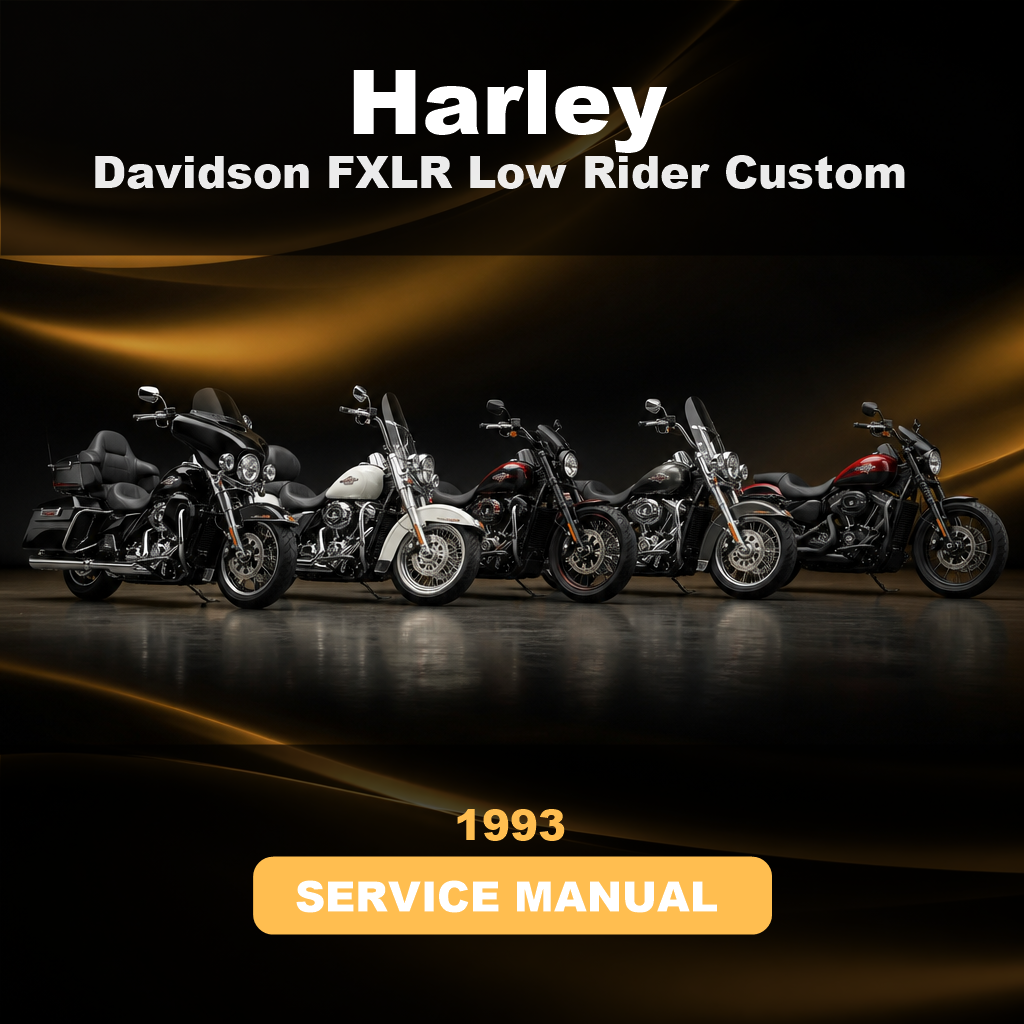 1993 HARLEY Davidson FXLR Low Rider Custom Factory Service & Work Shop Manual