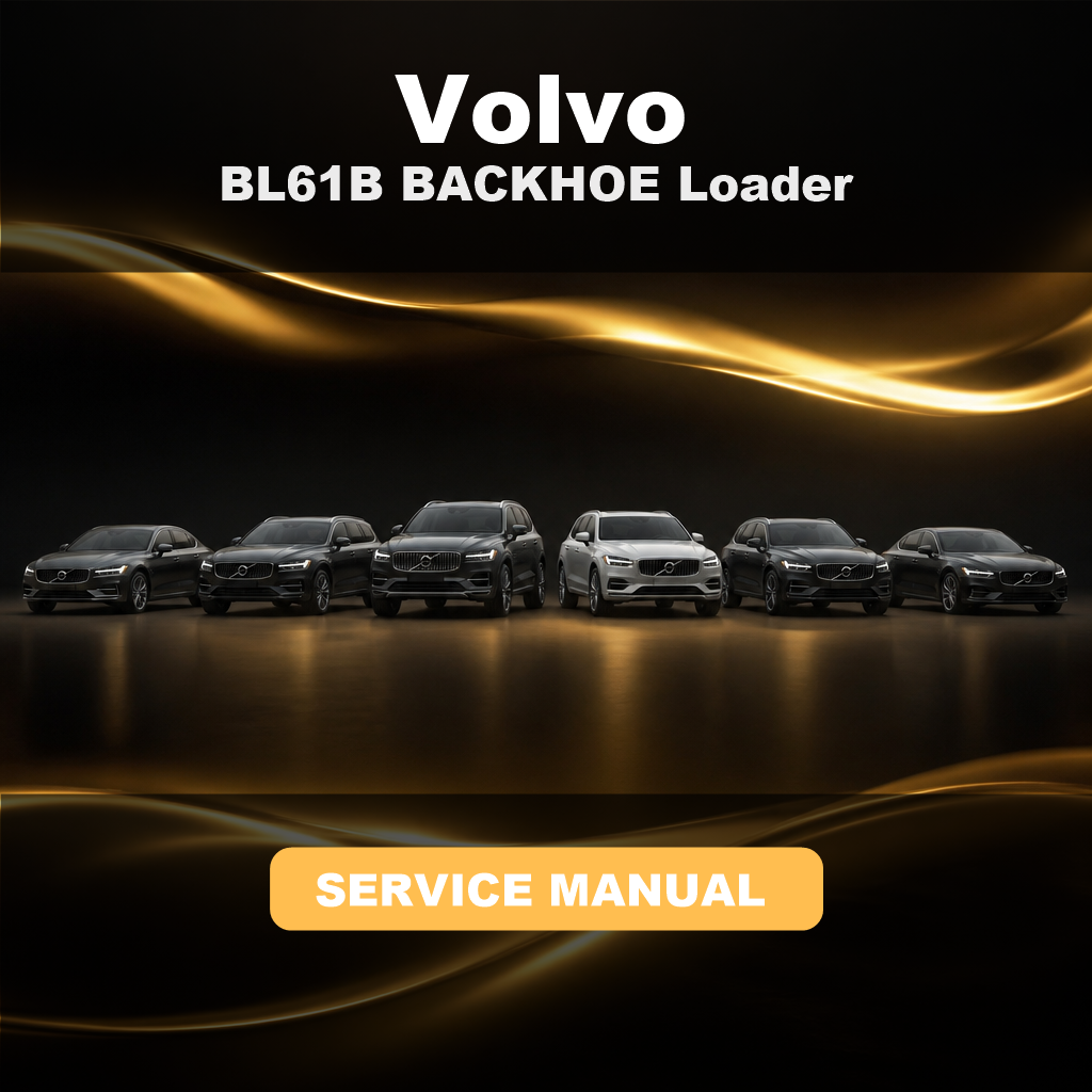 VOLVO BL61B BACKHOE Loader Service Repair Manual
