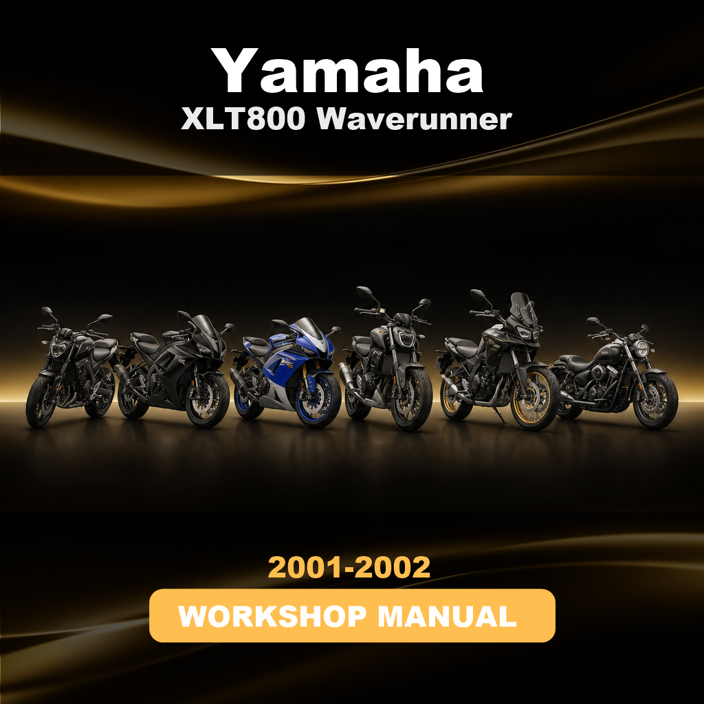 2001-2002 YAMAHA XLT800 Waverunner Service Repair Workshop Manual (2001 2002)