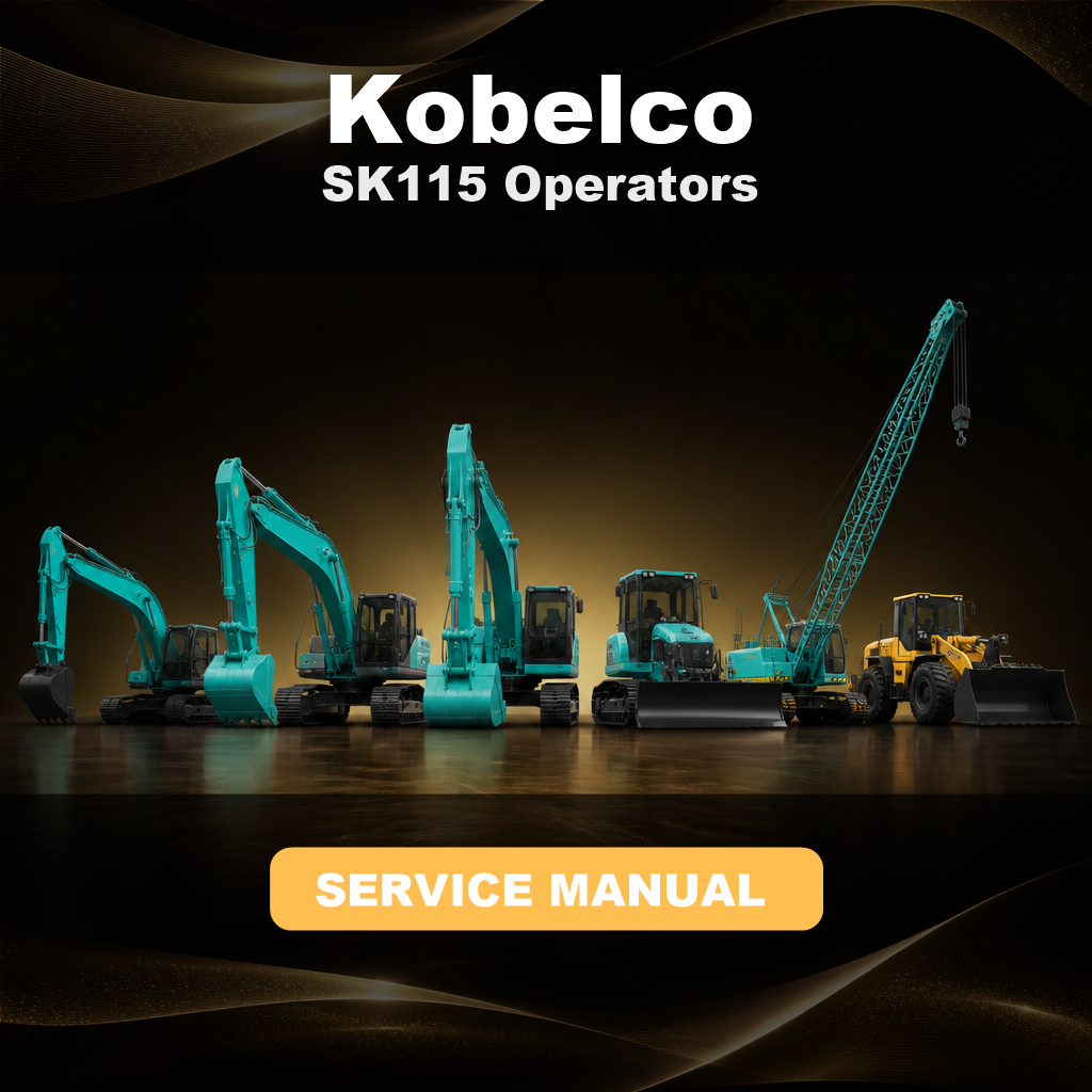 KOBELCO SK115 Operators Manual