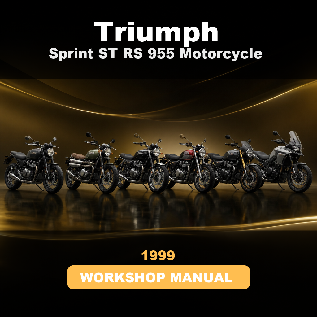 TRIUMPH Sprint ST RS 955 Motorcycle Complete Workshop Service Repair Manual 1999