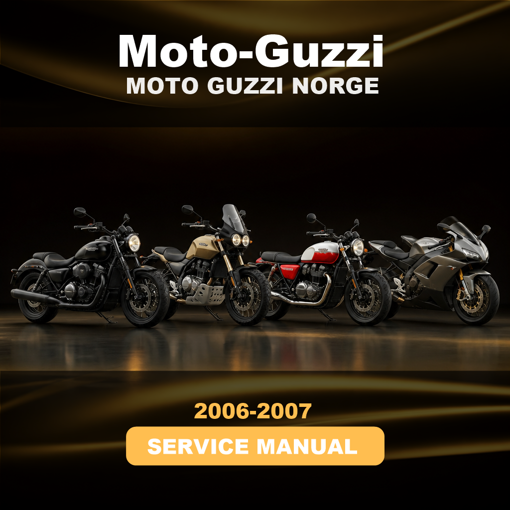 MOTO GUZZI NORGE 1200 Service Repair Manual 2006-2007
