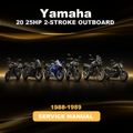 1988-1989 YAMAHA 20 25HP 2-STROKE OUTBOARD Repair Manual