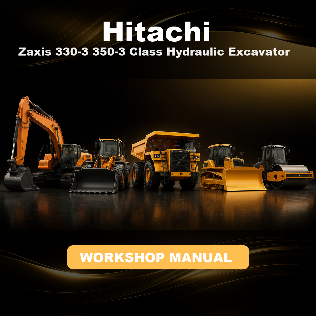 HITACHI Zaxis 330-3 350-3 Class Hydraulic Excavator Complete Workshop Service Repair Manual