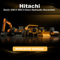 HITACHI Zaxis 330-3 350-3 Class Hydraulic Excavator Complete Workshop Service Repair Manual