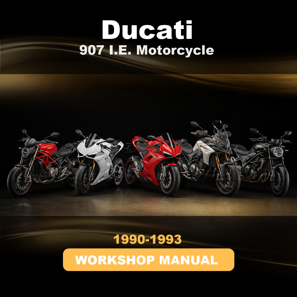 1990-1993 DUCATI 907 I.E. Motorcycle Workshop Repair & Service Manual