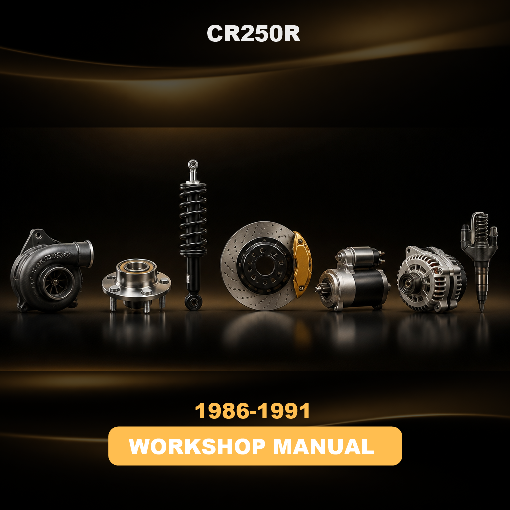 CR250R 1986-1991 Repair Workshop Manual