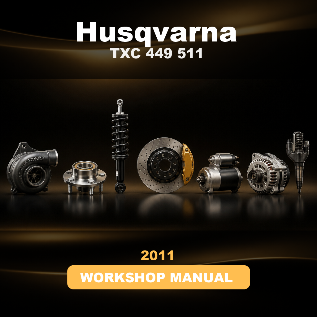HUSQVARNA TXC 449 511 2011 Service Repair Workshop Manual