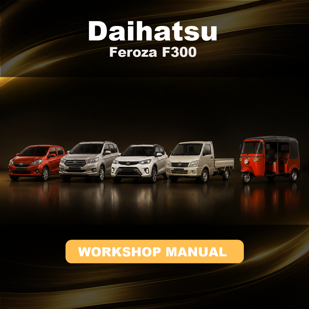 DAIHATSU Feroza F300 Workshop Service Manual