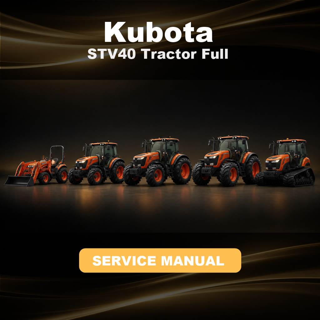 KUBOTA STV40 Tractor Full Service Repair Manual