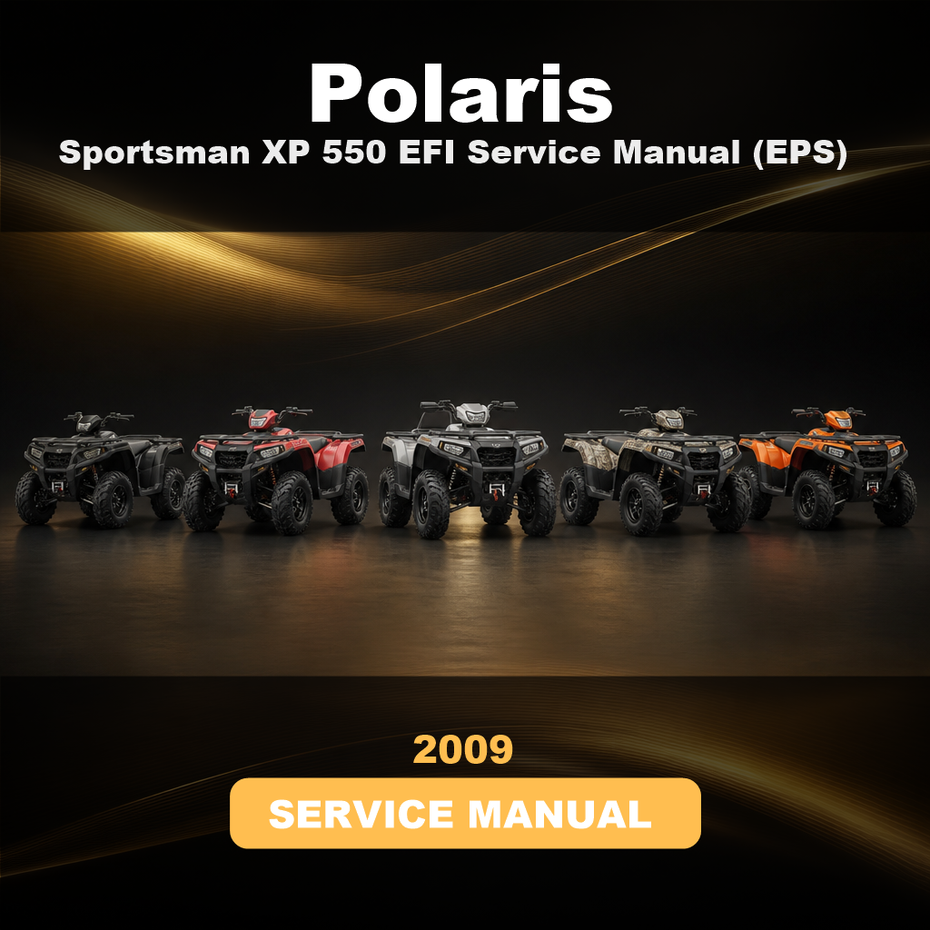2009 POLARIS Sportsman XP 550 EFI Service Manual (EPS)