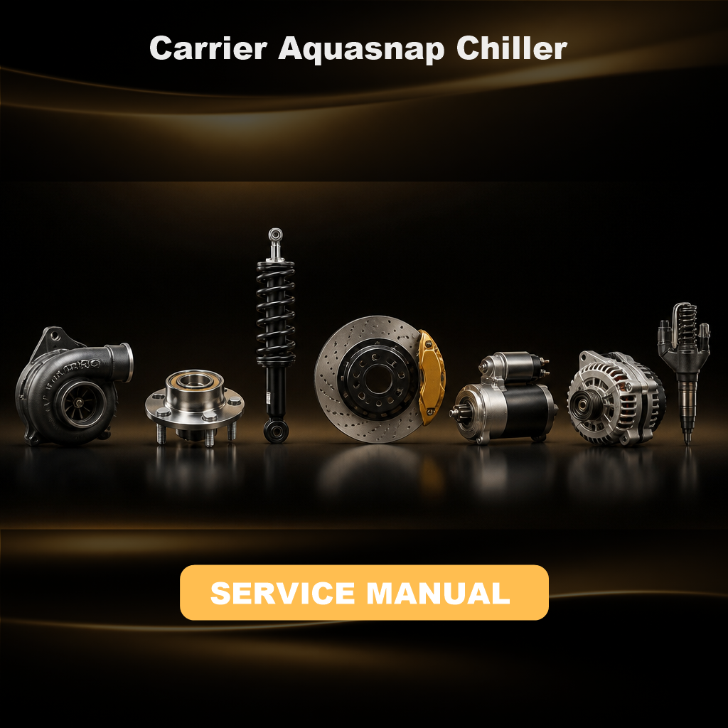 Carrier Aquasnap Chiller Service Manual