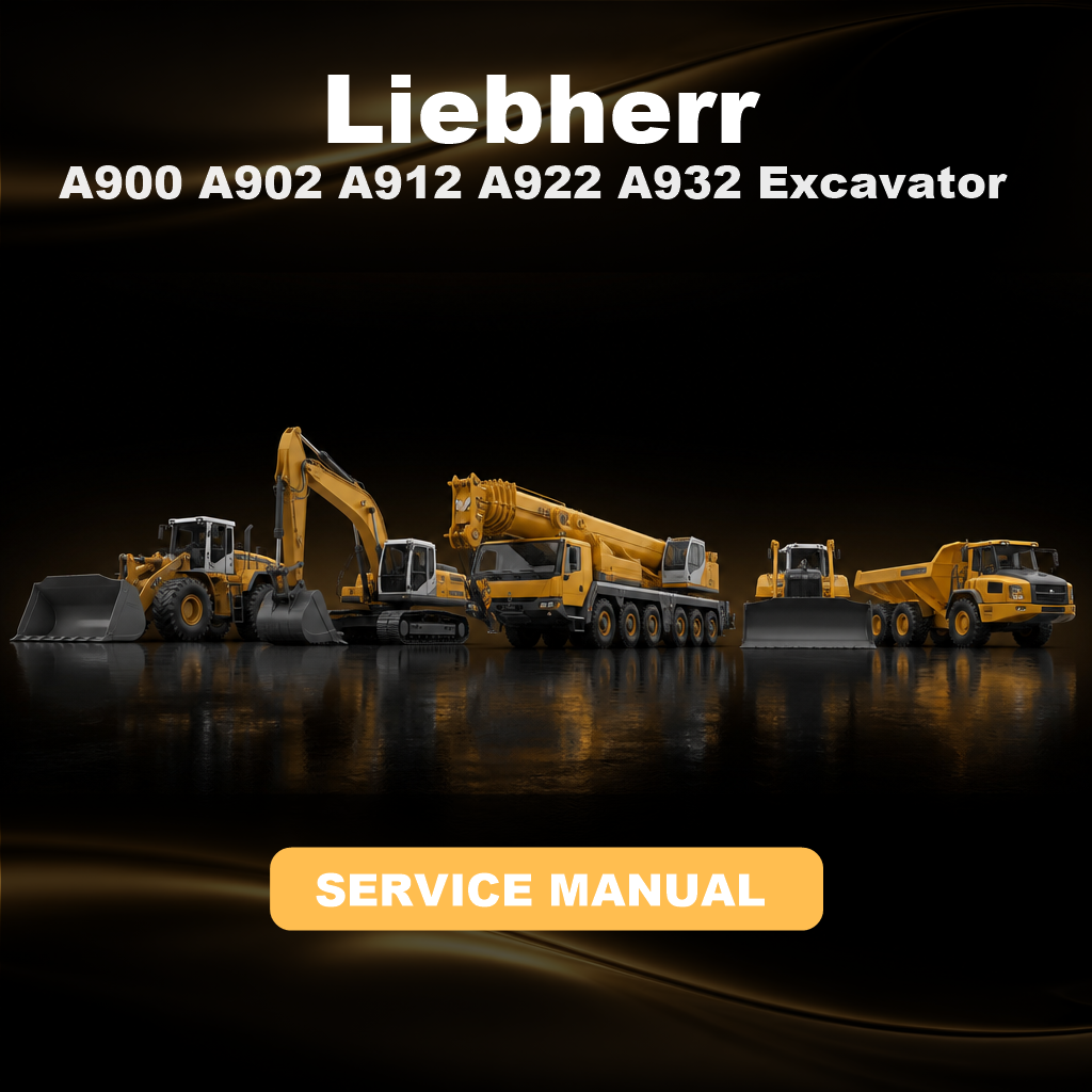 LIEBHERR A900 A902 A912 A922 A932 Excavator Service Manual
