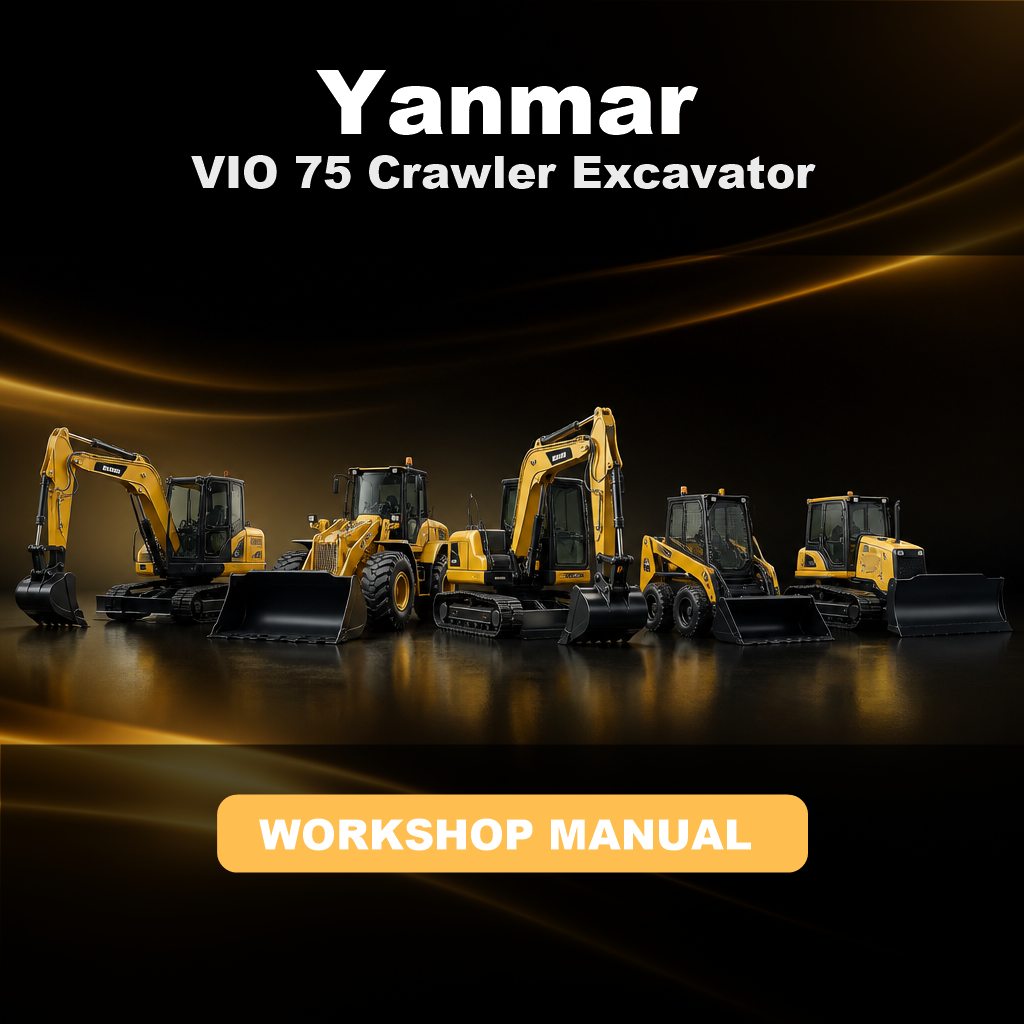 YANMAR VIO 75 Crawler Excavator Workshop Service Manual