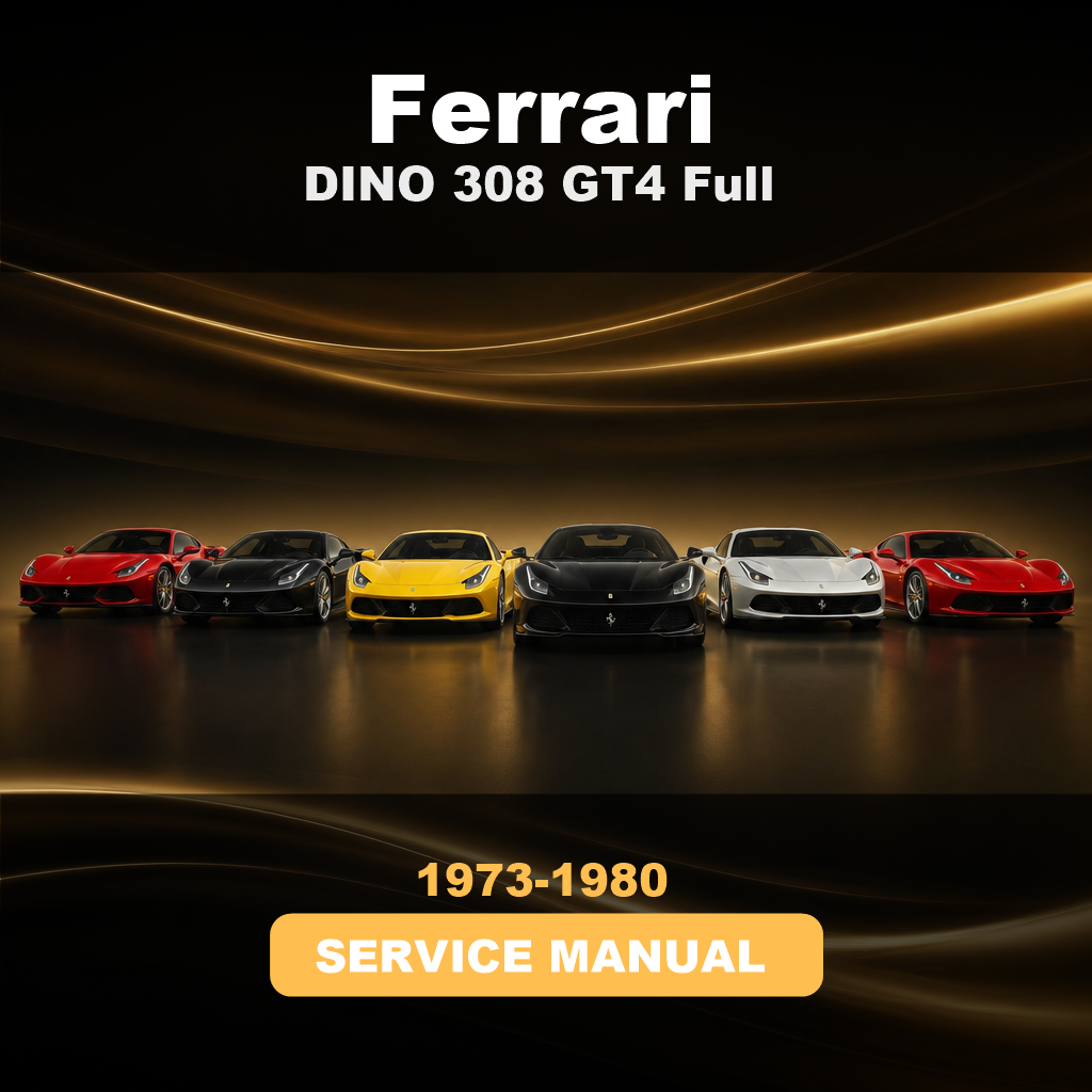 FERRARI DINO 308 GT4 1973-1980 Full Service Repair Manual
