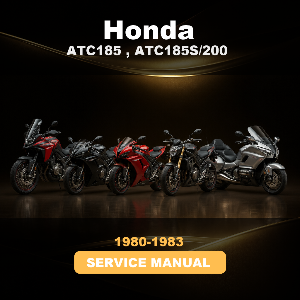 HONDA ATC185 1980, ATC185S/200 1981-83 Service Repair Manual