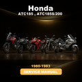 HONDA ATC185 1980, ATC185S/200 1981-83 Service Repair Manual